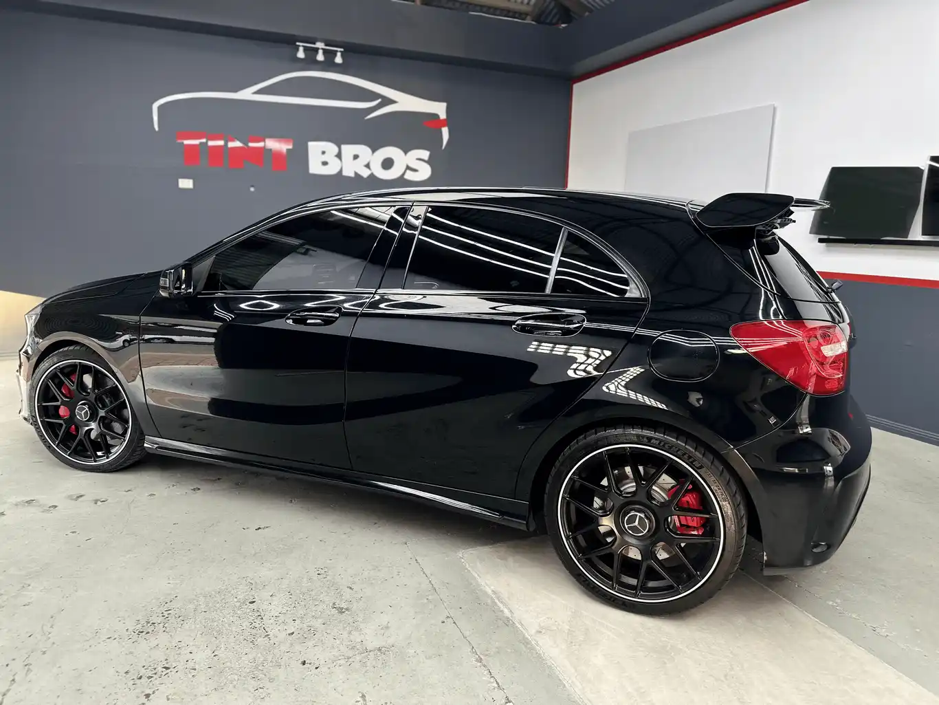 Show-quality tint finish